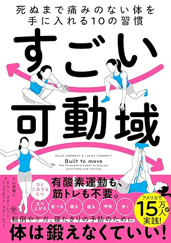 【中古】すごい可動域　死ぬまで痛みのない体を手に入れる10の習慣【メーカー名】【メーカー型番】【ブランド名】かんき出版 スポーツ, エクササイズ, スポーツ 山田雅久: Translator; ジュリエット・スターレット: Author; ケリー・スターレット: Author【商品説明】すごい可動域　死ぬまで痛みのない体を手に入れる10の習慣※ご購入前にご確認ください ・中古品のため、状態や付属品に個体差がございます ・お客様都合による返品・キャンセルはお受けしておりません ・当店は複数モールで在庫を共有しているため、タイミングにより欠品となる場合がございます ■ 安心してご購入いただくために 当店では、商品を一点ずつ検品・動作確認のうえ出荷しております。 中古品ではございますが、できる限り安心してご使用いただける状態でお届けできるよう努めております。 ■ 付属品について 中古品のため、説明書・外箱・CD-ROM等は付属しない場合がございます。 また、商品名に「限定」や「保証」と記載があっても、特典や保証、ダウンロードコードは付属いたしません。 レンタル落ち商品につきましては、収納BOX・DVDケースもないものとしてお考えください。 掲載内容と付属品が異なる場合、受注前に内容確認のメールをお送りいたします。 ■ 商品画像について 掲載画像はイメージ画像または代表画像を使用しておりますので、あらかじめご了承ください。 ■ 商品の状態について 中古品のため、キズ・汚れ・使用感等がある場合がございます。あらかじめご理解のうえご購入をお願いいたします。 ■ 在庫について ご注文のタイミングにより、在庫切れとなる場合がございます。その際は誠に恐縮ですが、キャンセルのご案内を差し上げる場合がございます。 ■ ご注文からお届けまで 1．ご注文 ご注文は24時間受け付けております。 2．ご注文確認 ご注文後、当店より確認メールをお送りいたします。 3．在庫確認・出荷準備 当店では複数モールで併売しているため、ご注文後に在庫確認を行っております。 また、中古品は再点検・メンテナンス・梱包を行うため、発送まで4〜10営業日ほどお時間をいただきます。 4．出荷 発送後、配送業者および追跡番号をご案内いたします。 5．お届け 出荷後、通常1〜3日程度で到着いたします。 ※北海道・沖縄・離島はお時間をいただく場合がございます。 ■ 返品・キャンセルについて 【初期不良について】 商品到着後7日以内にご連絡いただいた場合に限り、返品・返金または交換対応をいたします。 【お客様都合による返品・キャンセル】 イメージ違い・不要になった等の理由による返品・キャンセルはお受けしておりません。【ご注意】中古品につき、説明文に「特典あり」の記載があっても、特典は付属しません。ご了承ください。