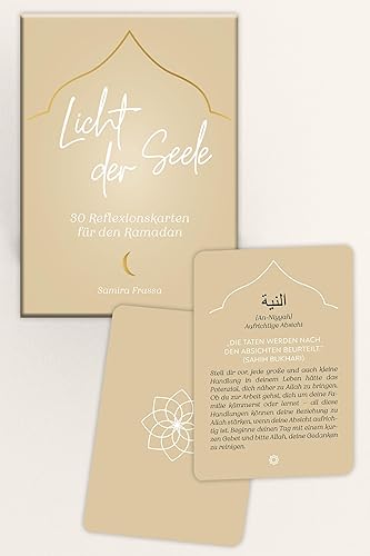 【中古】(非常に良い)Licht der Seele: 30 Reflexionskarten f?r den Ramadan. Deine pers?nliche Reise durch den Islam. Achtsamkeit & spirituelle Erf?llung f