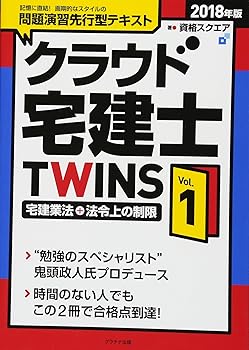 【中古】(非常に良い)2018年版クラウド宅建士TWINS Vol.1 宅建業法+法令上の制限【メーカー名】【メーカー型番】【ブランド名】【商品説明】2018年版クラウド宅建士TWINS Vol.1 宅建業法+法令上の制限※ご購入前にご確認ください ・中古品のため、状態や付属品に個体差がございます ・お客様都合による返品・キャンセルはお受けしておりません ・当店は複数モールで在庫を共有しているため、タイミングにより欠品となる場合がございます ■ 安心してご購入いただくために 当店では、商品を一点ずつ検品・動作確認のうえ出荷しております。 中古品ではございますが、できる限り安心してご使用いただける状態でお届けできるよう努めております。 ■ 付属品について 中古品のため、説明書・外箱・CD-ROM等は付属しない場合がございます。 また、商品名に「限定」や「保証」と記載があっても、特典や保証、ダウンロードコードは付属いたしません。 レンタル落ち商品につきましては、収納BOX・DVDケースもないものとしてお考えください。 掲載内容と付属品が異なる場合、受注前に内容確認のメールをお送りいたします。 ■ 商品画像について 掲載画像はイメージ画像または代表画像を使用しておりますので、あらかじめご了承ください。 ■ 商品の状態について 中古品のため、キズ・汚れ・使用感等がある場合がございます。あらかじめご理解のうえご購入をお願いいたします。 ■ 在庫について ご注文のタイミングにより、在庫切れとなる場合がございます。その際は誠に恐縮ですが、キャンセルのご案内を差し上げる場合がございます。 ■ ご注文からお届けまで 1．ご注文 ご注文は24時間受け付けております。 2．ご注文確認 ご注文後、当店より確認メールをお送りいたします。 3．在庫確認・出荷準備 当店では複数モールで併売しているため、ご注文後に在庫確認を行っております。 また、中古品は再点検・メンテナンス・梱包を行うため、発送まで4〜10営業日ほどお時間をいただきます。 4．出荷 発送後、配送業者および追跡番号をご案内いたします。 5．お届け 出荷後、通常1〜3日程度で到着いたします。 ※北海道・沖縄・離島はお時間をいただく場合がございます。 ■ 返品・キャンセルについて 【初期不良について】 商品到着後7日以内にご連絡いただいた場合に限り、返品・返金または交換対応をいたします。 【お客様都合による返品・キャンセル】 イメージ違い・不要になった等の理由による返品・キャンセルはお受けしておりません。【ご注意】中古品につき、説明文に「特典あり」の記載があっても、特典は付属しません。ご了承ください。