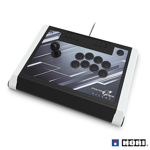 【中古】(非常に良い)【SONYライセンス商品】ファイティングスティックα for PlayStation?5, PlayStation?4, PC【PS5,PS4両対応】 (サイレント)