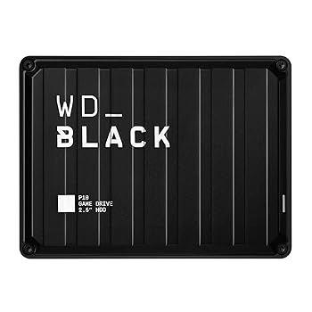 【中古】(非常に良い)ウエスタンデジタル(Western Digital) WD ポータブルHDD 5TB WD_BLACK P10 USB 3.2 Gen1 ／ メーカー3年保証 【PS4 ／ Xbox Oneメーカー動作確認済