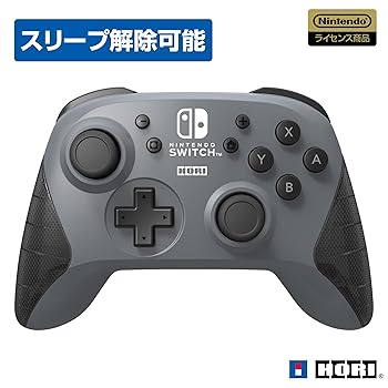 【中古】【任天堂ライセンス商品】ワイヤレスホリパッド for Nintendo Switch グレー【Nintendo Switch対応】【メーカー名】【メーカー型番】【ブランド名】ホリ コントローラー 【商品説明】【任天堂ライセンス商品】ワイヤレスホリパッド for Nintendo Switch グレー【Nintendo Switch対応】通信距離 約10mのワイヤレス通信で、自由なプレイスタイルでゲームを楽しめます。コントローラーをかたむけるなど、加速度センサー/ジャイロセンサーを使うゲームにもお使いいただけます。グリップの表面に施した凹凸加工と継ぎ目のない構造でしっかりと握ることができます。バッテリーを内蔵しながらも重量はおよそ180g。長時間持ち続けても疲れにくい軽量設計を実現しました。本品に付属しているUSBケーブルをNintendo Switchドックに接続することで、本品を充電することができます。※ご購入前にご確認ください ・中古品のため、状態や付属品に個体差がございます ・お客様都合による返品・キャンセルはお受けしておりません ・当店は複数モールで在庫を共有しているため、タイミングにより欠品となる場合がございます ■ 安心してご購入いただくために 当店では、商品を一点ずつ検品・動作確認のうえ出荷しております。 中古品ではございますが、できる限り安心してご使用いただける状態でお届けできるよう努めております。 ■ 付属品について 中古品のため、説明書・外箱・CD-ROM等は付属しない場合がございます。 また、商品名に「限定」や「保証」と記載があっても、特典や保証、ダウンロードコードは付属いたしません。 レンタル落ち商品につきましては、収納BOX・DVDケースもないものとしてお考えください。 掲載内容と付属品が異なる場合、受注前に内容確認のメールをお送りいたします。 ■ 商品画像について 掲載画像はイメージ画像または代表画像を使用しておりますので、あらかじめご了承ください。 ■ 商品の状態について 中古品のため、キズ・汚れ・使用感等がある場合がございます。あらかじめご理解のうえご購入をお願いいたします。 ■ 在庫について ご注文のタイミングにより、在庫切れとなる場合がございます。その際は誠に恐縮ですが、キャンセルのご案内を差し上げる場合がございます。 ■ ご注文からお届けまで 1．ご注文 ご注文は24時間受け付けております。 2．ご注文確認 ご注文後、当店より確認メールをお送りいたします。 3．在庫確認・出荷準備 当店では複数モールで併売しているため、ご注文後に在庫確認を行っております。 また、中古品は再点検・メンテナンス・梱包を行うため、発送まで4〜10営業日ほどお時間をいただきます。 4．出荷 発送後、配送業者および追跡番号をご案内いたします。 5．お届け 出荷後、通常1〜3日程度で到着いたします。 ※北海道・沖縄・離島はお時間をいただく場合がございます。 ■ 返品・キャンセルについて 【初期不良について】 商品到着後7日以内にご連絡いただいた場合に限り、返品・返金または交換対応をいたします。 【お客様都合による返品・キャンセル】 イメージ違い・不要になった等の理由による返品・キャンセルはお受けしておりません。【ご注意】中古品につき、説明文に「特典あり」の記載があっても、特典は付属しません。ご了承ください。