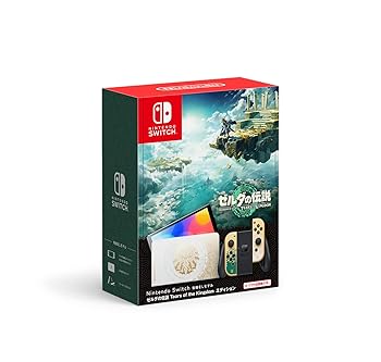 【中古】(非常に良い)Nintendo Switch(有機ELモデル) ゼルダの伝説 ティアーズ オブ ザ キングダムエディション