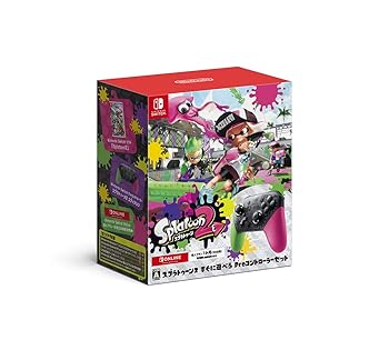 [중고] 스플라툰 2 즉시 놀 수 있는 Pro 컨트롤러 세트 -Switch