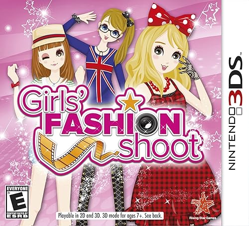 【中古】(非常に良い)Girls 039 Fashion Shoot - Nintendo 3DS 北米版 ※国内版本体動作不可