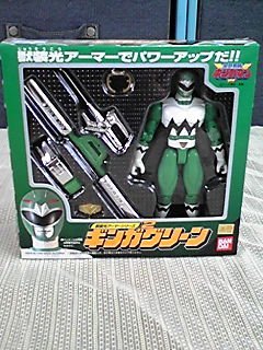 【中古】(非常に良い)獣装光アーマーシリーズ　ギンガグリーン【メーカー名】【メーカー型番】【ブランド名】バンダイ(BANDAI) ゲームソフト 【商品説明】獣装光アーマーシリーズ　ギンガグリーン獣装光アーマーシリーズ 02 ギンガグリーンギンガグリーン フィギュア※ご購入前にご確認ください ・中古品のため、状態や付属品に個体差がございます ・お客様都合による返品・キャンセルはお受けしておりません ・当店は複数モールで在庫を共有しているため、タイミングにより欠品となる場合がございます ■ 安心してご購入いただくために 当店では、商品を一点ずつ検品・動作確認のうえ出荷しております。 中古品ではございますが、できる限り安心してご使用いただける状態でお届けできるよう努めております。 ■ 付属品について 中古品のため、説明書・外箱・CD-ROM等は付属しない場合がございます。 また、商品名に「限定」や「保証」と記載があっても、特典や保証、ダウンロードコードは付属いたしません。 レンタル落ち商品につきましては、収納BOX・DVDケースもないものとしてお考えください。 掲載内容と付属品が異なる場合、受注前に内容確認のメールをお送りいたします。 ■ 商品画像について 掲載画像はイメージ画像または代表画像を使用しておりますので、あらかじめご了承ください。 ■ 商品の状態について 中古品のため、キズ・汚れ・使用感等がある場合がございます。あらかじめご理解のうえご購入をお願いいたします。 ■ 在庫について ご注文のタイミングにより、在庫切れとなる場合がございます。その際は誠に恐縮ですが、キャンセルのご案内を差し上げる場合がございます。 ■ ご注文からお届けまで 1．ご注文 ご注文は24時間受け付けております。 2．ご注文確認 ご注文後、当店より確認メールをお送りいたします。 3．在庫確認・出荷準備 当店では複数モールで併売しているため、ご注文後に在庫確認を行っております。 また、中古品は再点検・メンテナンス・梱包を行うため、発送まで4〜10営業日ほどお時間をいただきます。 4．出荷 発送後、配送業者および追跡番号をご案内いたします。 5．お届け 出荷後、通常1〜3日程度で到着いたします。 ※北海道・沖縄・離島はお時間をいただく場合がございます。 ■ 返品・キャンセルについて 【初期不良について】 商品到着後7日以内にご連絡いただいた場合に限り、返品・返金または交換対応をいたします。 【お客様都合による返品・キャンセル】 イメージ違い・不要になった等の理由による返品・キャンセルはお受けしておりません。【ご注意】中古品につき、説明文に「特典あり」の記載があっても、特典は付属しません。ご了承ください。