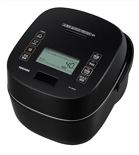 【中古】(未使用品)TOSHIBA(東芝) 炊飯器 炎匠炊き 5.5合 RC-10VSV(K) グランブラック 真空圧力IH rice cooker 日本製 真空ひたし 真空保温白米40時間【メーカー名】【メーカー型番】【ブランド名】東芝(TOSHIBA) 炊飯器 【商品説明】TOSHIBA(東芝) 炊飯器 炎匠炊き 5.5合 RC-10VSV(K) グランブラック 真空圧力IH rice cooker 日本製 真空ひたし 真空保温白米40時間?【1420Wの大火力】大火力と火加減の「炎匠炊き」。強火で一気に炊き上げることで一粒一粒お米の芯まで熱が伝わり、ふっくら粒立ちの良いごはんに仕上げます。?【銘柄炊き分け】5銘柄からお好みの銘柄が選択可能。銘柄の特長を活かした炊き分けでお米本来のおいしさを楽しめます。?【ねらい炊き】炊き上げたいタイミングに合わせて、30〜50分まで5分単位で炊飯時間が選択可能。お好みの時間に、お好みの食感で炊き上げます。?【真空ひたし】内釜の中を真空にし、圧力差でお米の芯までたっぷり吸水させます。しっかり水を吸ったお米は内部まで熱が伝わりα化を促進。ごはんの甘みを引き出します。しっかり浸したお米は、冷めてもおいしい！?【多彩な炊飯コース】ひたし時間を長くとることに加え、ひたし時の温度を細かく調節し、芯まで熱を伝えてごはんの甘みをアップさせる甘み炊きコース、冷えてもかたくならずおいしく食べられるお弁当コース、解凍後もおいしさつづく冷凍ごはんコース、ゆで卵・半熟卵の調理も簡単にできる調理コースなども搭載。初期不良に関する返品 商品到着から7日間以内に初期不良が発生した場合のみ、返品をお受けいたします。 お客様都合のキャンセル・返品 イメージと異なる、必要でなくなった等の理由によるキャンセル・返品は一切お受けしておりません。 商品画像について 掲載されている写真は代表画像です。実際の商品とは異なる場合がありますので、予めご了承ください。 在庫状況について 他のモールでも販売しているため、ご注文のタイミングによっては商品がご用意できない場合があります。 その場合、キャンセルのご連絡をさせていただきます。 上記ご理解の上、お買い求めいただけますようお願い申し上げます。 ご注文からお届けまで1．ご注文　　ご注文は24時間受け付けております 2．注文確認ご注文後、注文確認メールを送信します 3．在庫確認　多モールでも併売の為、在庫切れの場合はご連絡させて頂きます。　 ※中古品は受注後に、再メンテナンス、梱包しますのでお届けまで4〜10営業日程度とお考え下さい。 4．入金確認　前払い決済をご選択の場合、ご入金確認後に商品確保・配送手配を致します。 5．出荷 　配送準備が整い次第、出荷致します。配送業者、追跡番号等の詳細をメール送信致します。 6．到着　出荷後、1〜3日後に商品が到着します。 　※離島、北海道、九州、沖縄は遅れる場合がございます。予めご了承下さい。【ご注意】中古品につき、説明文に「特典あり」の記載があっても、特典は付属しません。ご了承ください。