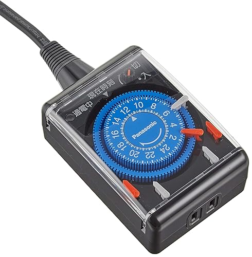 【中古】パナソニック(Panasonic) 24時間くりかえしタイマー 1mコード付 ブラック WH3311BP