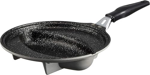 【中古】(非常に良い)杉山金属 マーブル 洋食工房オムフライパン KS-2742
