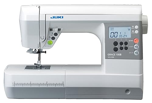 【中古】(未使用品)GRACE（グレイス）HZL-G100B JUKI（ジューキ）コンピューターミシン【メーカー名】【メーカー型番】【ブランド名】ジューキ (JUKI) 電動ミシン 【商品説明】GRACE（グレイス）HZL-G100B JUKI（ジューキ）コンピューターミシンサイズ:(本体)幅44.5×奥行き22.3×高さ29.2cm、(ケースセット時)幅48×奥行き24×高さ29.5cm電源:AC100V(50/60Hz)消費電力:65W保証期間:1年付属品:ボタン穴かがり押え、裁ち目かがり押え、ボビン×3個、専用ドライバー、掃除用ブラシ、リッパー(糸ほどき)、針セット、基本押え、糸巻き当て座(大)、ボビン(1個)、ハードケース、取扱説明書、取扱DVD、保証書初期不良に関する返品 商品到着から7日間以内に初期不良が発生した場合のみ、返品をお受けいたします。 お客様都合のキャンセル・返品 イメージと異なる、必要でなくなった等の理由によるキャンセル・返品は一切お受けしておりません。 商品画像について 掲載されている写真は代表画像です。実際の商品とは異なる場合がありますので、予めご了承ください。 在庫状況について 他のモールでも販売しているため、ご注文のタイミングによっては商品がご用意できない場合があります。 その場合、キャンセルのご連絡をさせていただきます。 上記ご理解の上、お買い求めいただけますようお願い申し上げます。 ご注文からお届けまで1．ご注文　　ご注文は24時間受け付けております 2．注文確認ご注文後、注文確認メールを送信します 3．在庫確認　多モールでも併売の為、在庫切れの場合はご連絡させて頂きます。　 ※中古品は受注後に、再メンテナンス、梱包しますのでお届けまで4〜10営業日程度とお考え下さい。 4．入金確認　前払い決済をご選択の場合、ご入金確認後に商品確保・配送手配を致します。 5．出荷 　配送準備が整い次第、出荷致します。配送業者、追跡番号等の詳細をメール送信致します。 6．到着　出荷後、1〜3日後に商品が到着します。 　※離島、北海道、九州、沖縄は遅れる場合がございます。予めご了承下さい。【ご注意】中古品につき、説明文に「特典あり」の記載があっても、特典は付属しません。ご了承ください。