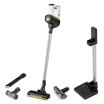 【中古】ケルヒャー(Karcher) コードレススティッククリーナー VC6 / 強力吸引 LEDつきノズル 綺麗な排気 長時間運転【メーカー名】【メーカー型番】【ブランド名】ケルヒャー(Karcher) スティッククリーナー 【商品説明】ケルヒャー(Karcher) コードレススティッククリーナー VC6 / 強力吸引 LEDつきノズル 綺麗な排気 長時間運転【卓越したパワフル吸引力】25.2Vのバッテリーを搭載、ケルヒャーらしいパワフルさでぐんぐんホコリを吸引します。【モーター搭載のLED付きフロアノズル】フロアノズル先端のLEDライトが、暗い場所もホコリをしっかり照らします。スティックをひねると、家具下の狭い奥まった場所にもしっかりノズルが届きます。【自信の連続使用時間、2段階モード切替】フル充電で、ブーストモード11分・標準モード50分は最長クラス。【バッテリーランプ】本体正面の3本のLEDランプでバッテリーの残量をお知らせ、突然バッテリーが切れてお掃除を中断せざるを得ない状況を回避します。付属品：バッテリー: 25.2V / 2.5Ah バッテリー、充電アダプター、吸気口フィルター: 2 個、フィルタークリーニングツール、LED付きフロアノズル、ターボノズル、LED付きすきまノズル、サクションパイプ: アルミ、充電スタンド※ご購入前にご確認ください ・中古品のため、状態や付属品に個体差がございます ・お客様都合による返品・キャンセルはお受けしておりません ・当店は複数モールで在庫を共有しているため、タイミングにより欠品となる場合がございます ■ 安心してご購入いただくために 当店では、商品を一点ずつ検品・動作確認のうえ出荷しております。 中古品ではございますが、できる限り安心してご使用いただける状態でお届けできるよう努めております。 ■ 付属品について 中古品のため、説明書・外箱・CD-ROM等は付属しない場合がございます。 また、商品名に「限定」や「保証」と記載があっても、特典や保証、ダウンロードコードは付属いたしません。 レンタル落ち商品につきましては、収納BOX・DVDケースもないものとしてお考えください。 掲載内容と付属品が異なる場合、受注前に内容確認のメールをお送りいたします。 ■ 商品画像について 掲載画像はイメージ画像または代表画像を使用しておりますので、あらかじめご了承ください。 ■ 商品の状態について 中古品のため、キズ・汚れ・使用感等がある場合がございます。あらかじめご理解のうえご購入をお願いいたします。 ■ 在庫について ご注文のタイミングにより、在庫切れとなる場合がございます。その際は誠に恐縮ですが、キャンセルのご案内を差し上げる場合がございます。 ■ ご注文からお届けまで 1．ご注文 ご注文は24時間受け付けております。 2．ご注文確認 ご注文後、当店より確認メールをお送りいたします。 3．在庫確認・出荷準備 当店では複数モールで併売しているため、ご注文後に在庫確認を行っております。 また、中古品は再点検・メンテナンス・梱包を行うため、発送まで4〜10営業日ほどお時間をいただきます。 4．出荷 発送後、配送業者および追跡番号をご案内いたします。 5．お届け 出荷後、通常1〜3日程度で到着いたします。 ※北海道・沖縄・離島はお時間をいただく場合がございます。 ■ 返品・キャンセルについて 【初期不良について】 商品到着後7日以内にご連絡いただいた場合に限り、返品・返金または交換対応をいたします。 【お客様都合による返品・キャンセル】 イメージ違い・不要になった等の理由による返品・キャンセルはお受けしておりません。【ご注意】中古品につき、説明文に「特典あり」の記載があっても、特典は付属しません。ご了承ください。