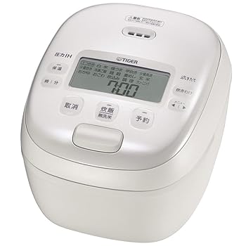 【中古】(非常に良い)JRI-B100-W(ホワイト) 炊きたて 圧力IHジャー炊飯器 5.5合