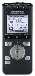 【中古】OLYMPUS ICレコーダー機能付ラジオ録音機 ラジオサーバーポケット(スピーカー付きアンテナステーション付属) PJ-35