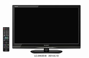【中古】(非常に良い)シャープ 24V型 液晶 テレビ AQUOS LC-24K20-B ハイビジョン 2014年モデル