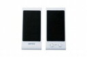 【中古】iBUFFALO スピーカー USB接続 コンセント不要 1W ホワイト BSSP01UWH(2)