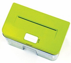 【中古】ナカバヤシ パーソナルシュレッダー ファインカット グリーン NSE-T05G