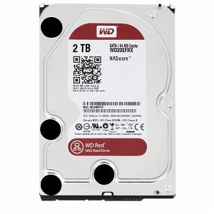 【中古】(非常に良い)WD HDD 内蔵ハードディスク 3.5インチ 2TB WD Red NAS用 WD20EFRX SATA3.0 5400rpm