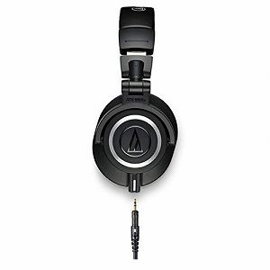 【中古】audio-technicaオーディオテクニカプロフェッショナルモニターヘッドホンATH-M50xブラックスタジオレコーディング/ミキシング/DJ/トラ