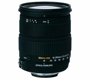 【中古】(非常に良い)シグマ 18-200mm F3.5-6.3 DC OS HSM ニコン用