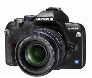 【中古】OLYMPUS デジタル一眼レフカメラ E-420 レンズキット E-420KIT