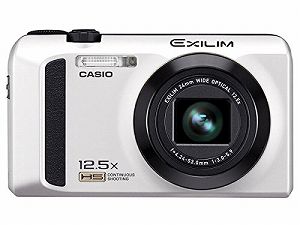 【中古】CASIO デジタルカメラ EXILIM HS EX-ZR310 WE