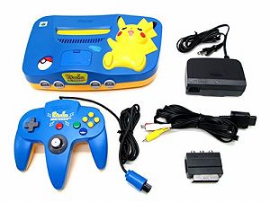 【中古】(非常に良い)ピカチュウNINTENDO64 ブルー イエロー【メーカー生産終了】