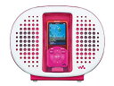【中古】(非常に良い)SONY ウォークマン用ドックスピーカー 防水仕様 ピンク RDP-NWR100/P