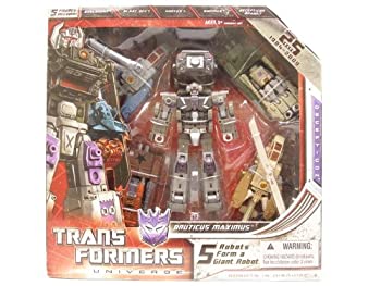 【中古】トランスフォーマー　ユニバース　ブルーティカス・マキシマス【メーカー名】HASBRO【メーカー型番】83949【ブランド名】ハズブロ(HASBRO)【商品説明】トランスフォーマー　ユニバース　ブルーティカス・マキシマス当店では初期不良に限り、商品到着から7日間は返品をお受けいたします。イメージと違う、必要でなくなった等、お客様都合のキャンセル・返品は一切お受けしておりません。中古品の場合、基本的に説明書・外箱・ドライバーインストール用のCD-ROMはついておりません。商品名に「限定」「保証」等の記載がある場合でも特典や保証・ダウンロードコードは付いておりません。写真は代表画像であり実際にお届けする商品の状態とは異なる場合があります。掲載と付属品が異なる場合は受注前に内容確認メールをお送りします。中古品の場合は中古の特性上、キズ・汚れがある場合があります。レンタル落ち商品は収納BOXや特典類など一切の付属品はありません他モール併売のため、万が一お品切れの場合はご連絡致します。ご注文からお届けまで1．ご注文　 ご注文は24時間受け付けております2．注文確認 　ご注文後、注文確認メールを送信します3．在庫確認　　　　 多モールでも併売の為、在庫切れの場合はご連絡させて頂きます。　 ※中古品は受注後に、再メンテナンス、梱包しますのでお届けまで4〜10営業日程度とお考え下さい。4．入金確認 前払い決済をご選択の場合、ご入金確認後に商品確保・配送手配を致します。5．出荷 配送準備が整い次第、出荷致します。配送業者、追跡番号等の詳細をメール送信致します。6．到着　 出荷後、1〜3日後に商品が到着します。 ※離島、北海道、九州、沖縄は遅れる場合がございます。予めご了承下さい。