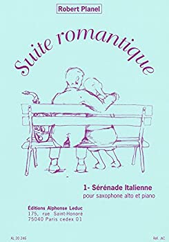 【中古】プラネル : 6つのロマンティック組曲 第一巻 イタリア風セレナーデ (サクソフォン、ピアノ) ルデュック出版