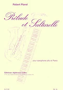 【中古】(非常に良い)プラネル : プレリュードとサルタレロ (サクソフォン、ピアノ) ルデュック出版
