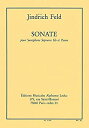 (未使用・未開封品)フェルド : ソナタ (ソプラノサクソフォン、ピアノ) ルデュック出版