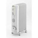 【中古】DeLonghi オイル・ラジエターヒーター L字型フラットフィン8枚 ライトグレー R730812TFS? 【3~8畳用】