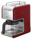 【中古】デロンギ(DeLonghi) ?ケーミックス ドリップコーヒーメーカー レッド ?6杯用 CMB6-RD