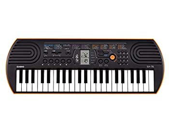 【中古】(未使用品)カシオ(CASIO) ミニキーボード Casiotone SA-76 44ミニ鍵盤 100音色内蔵 正確な音程だから音とりにも便利 液晶画面