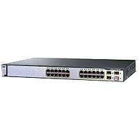 【中古】CISCO Catalyst 3750G-24TS-S1U スタッカブル マルチレイヤ ギガビット スイッチ WS-C3750G-24TS-S1U