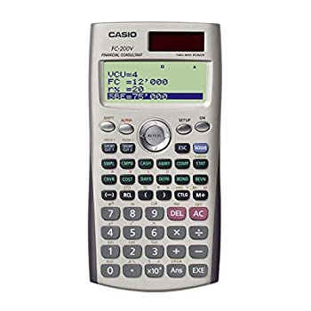 Rakuten - 【中古】カシオ 金融電卓 プロフェッショナル仕様 ハードケース付 10桁 FC-200V