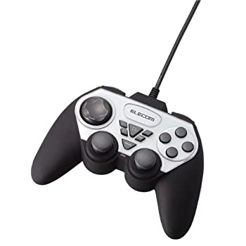 【中古】(非常に良い)【2006年モデル】ELECOM ゲームパッド USB接続 アナログスティック搭載 振動/連射 12ボタン JC-U2312FSV 【中古】(非常に良い)【2006年モデル】ELECOM ゲームパッド USB接続 アナログスティック搭載 振動/連射 12ボタン JC-U2312FSV