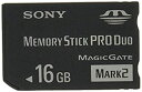 【中古】SONY 著作権保護機能搭載IC記録メディアメモリースティック PRO デュオ 16GB MS-MT16G T1【メーカー名】ソニー(SONY)【メーカー型番】MSM-T16G【ブランド名】ソニー(SONY)【商品説明】SONY 著作権保護機能搭載IC記録メディアメモリースティック PRO デュオ 16GB MS-MT16G T1当店では初期不良に限り、商品到着から7日間は返品をお受けいたします。イメージと違う、必要でなくなった等、お客様都合のキャンセル・返品は一切お受けしておりません。中古品の場合、基本的に説明書・外箱・ドライバーインストール用のCD-ROMはついておりません。商品名に「限定」「保証」等の記載がある場合でも特典や保証・ダウンロードコードは付いておりません。写真は代表画像であり実際にお届けする商品の状態とは異なる場合があります。掲載と付属品が異なる場合は受注前に内容確認メールをお送りします。中古品の場合は中古の特性上、キズ・汚れがある場合があります。レンタル落ち商品は収納BOXや特典類など一切の付属品はありません他モール併売のため、万が一お品切れの場合はご連絡致します。ご注文からお届けまで1．ご注文　 ご注文は24時間受け付けております2．注文確認 　ご注文後、注文確認メールを送信します3．在庫確認　　　　 多モールでも併売の為、在庫切れの場合はご連絡させて頂きます。　 ※中古品は受注後に、再メンテナンス、梱包しますのでお届けまで4〜10営業日程度とお考え下さい。4．入金確認 前払い決済をご選択の場合、ご入金確認後に商品確保・配送手配を致します。5．出荷 配送準備が整い次第、出荷致します。配送業者、追跡番号等の詳細をメール送信致します。6．到着　 出荷後、1〜3日後に商品が到着します。 ※離島、北海道、九州、沖縄は遅れる場合がございます。予めご了承下さい。