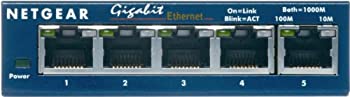 (非常に良い)NETGEAR GS105 5ポート ギガビットスイッチングハブ (省電力製品) GS105-300JPS (本体ライフタイム保証)