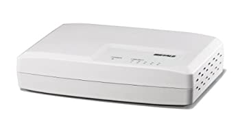 【中古】(非常に良い)BUFFALO 10/100M スイッチングHub プラスチック筐体/電源内蔵 5ポート LSW3-TX-5NP/WH