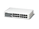 【中古】(未使用品)BUFFALO 10/100Mbps対応 プラスチック筺体 電源内蔵 16ポート ホワイト スイッチングハブ LSW3-TX-16NP
