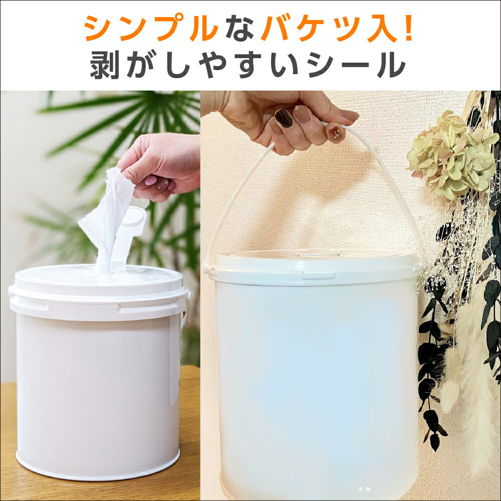 アウトドア専用 除菌バケツウェット300枚入 本体 + 詰替用セット (本体1個・詰替用1個） 送料無料 3