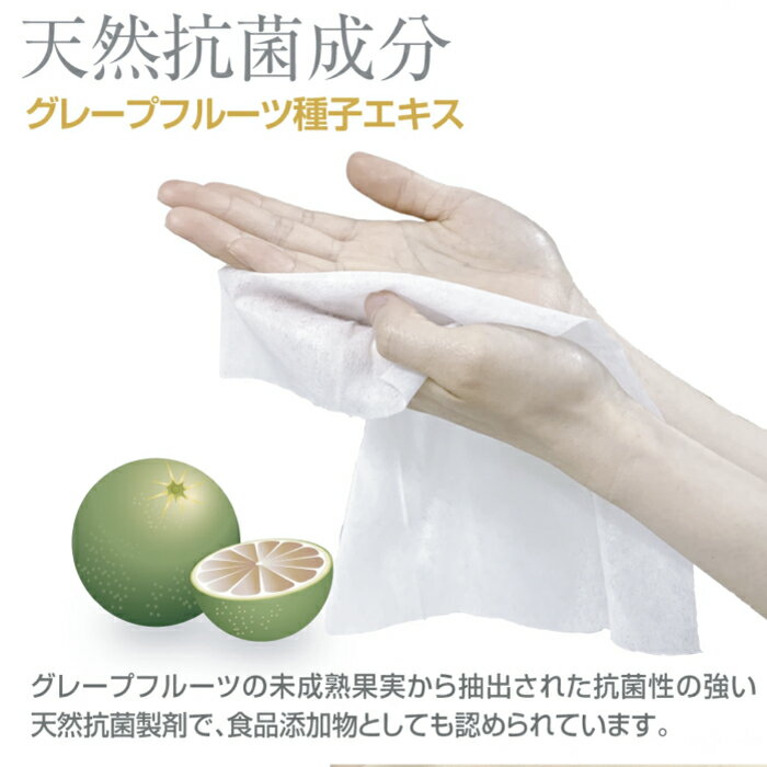 抗菌性の高い天然抗菌成分グレープフルーツ種子エキス配合