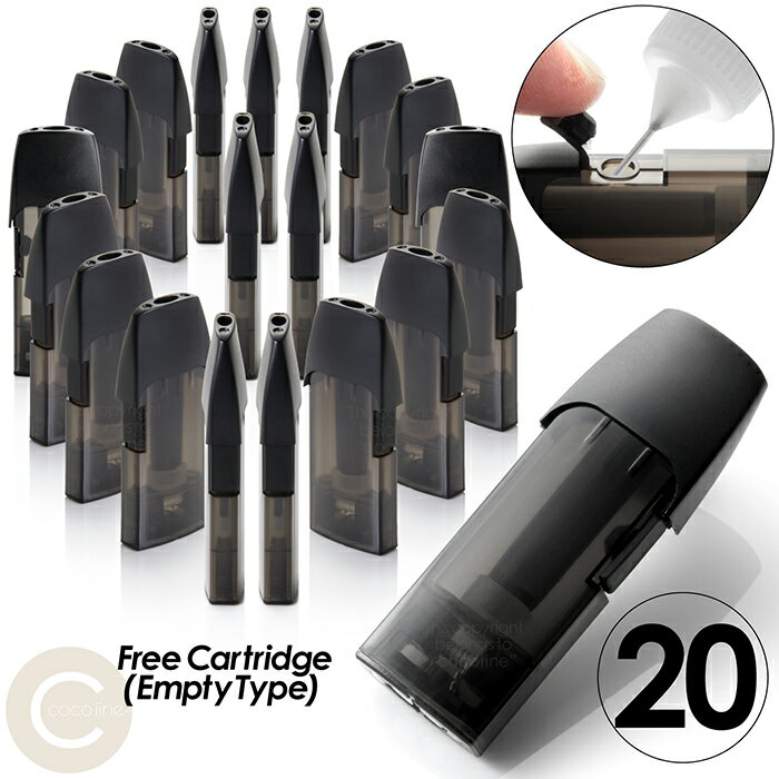 【楽天スーパーSALE割引対象商品】★送料無料&限定価格&ポイント2倍&クーポン!】DR.VAPE2 ドクターべイプ2 互換 フリーカートリッジ 20個セット ...