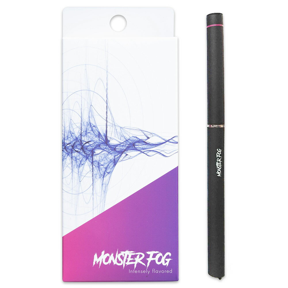 【送料無料】MONSTER FOG スターターキット 本体 充電アダプタセット お試し用モンスターメンソールカートリッジ×1本が同封【モンスターフォグ/電子タバコ/VAPE/ベイプ /禁煙/ニコチン0】