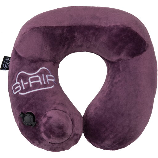 GI-AIR ポンプ式ネックピロー グレープワイン NHC-019 1個入 旅行 飛行機 移動 GI-AIR ポンプ式ネックピロー グレープワイン NHC-019 1個入 旅行 飛行機 移動