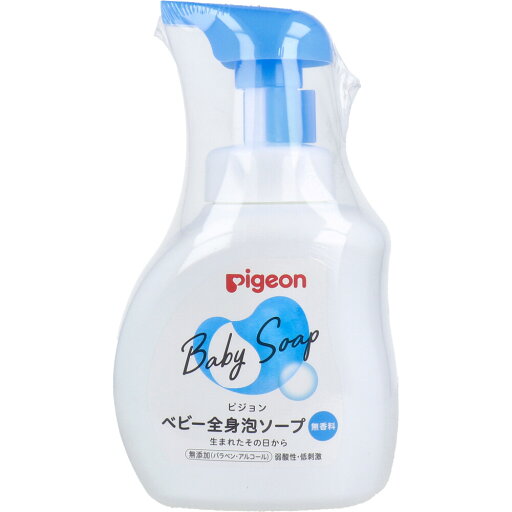 【まとめ買い】ピジョン ベビー全身泡ソープ 無香料 本体 500mL 【まとめ買い】ピジョン ベビー全身泡ソープ 無香料 本体 500mL