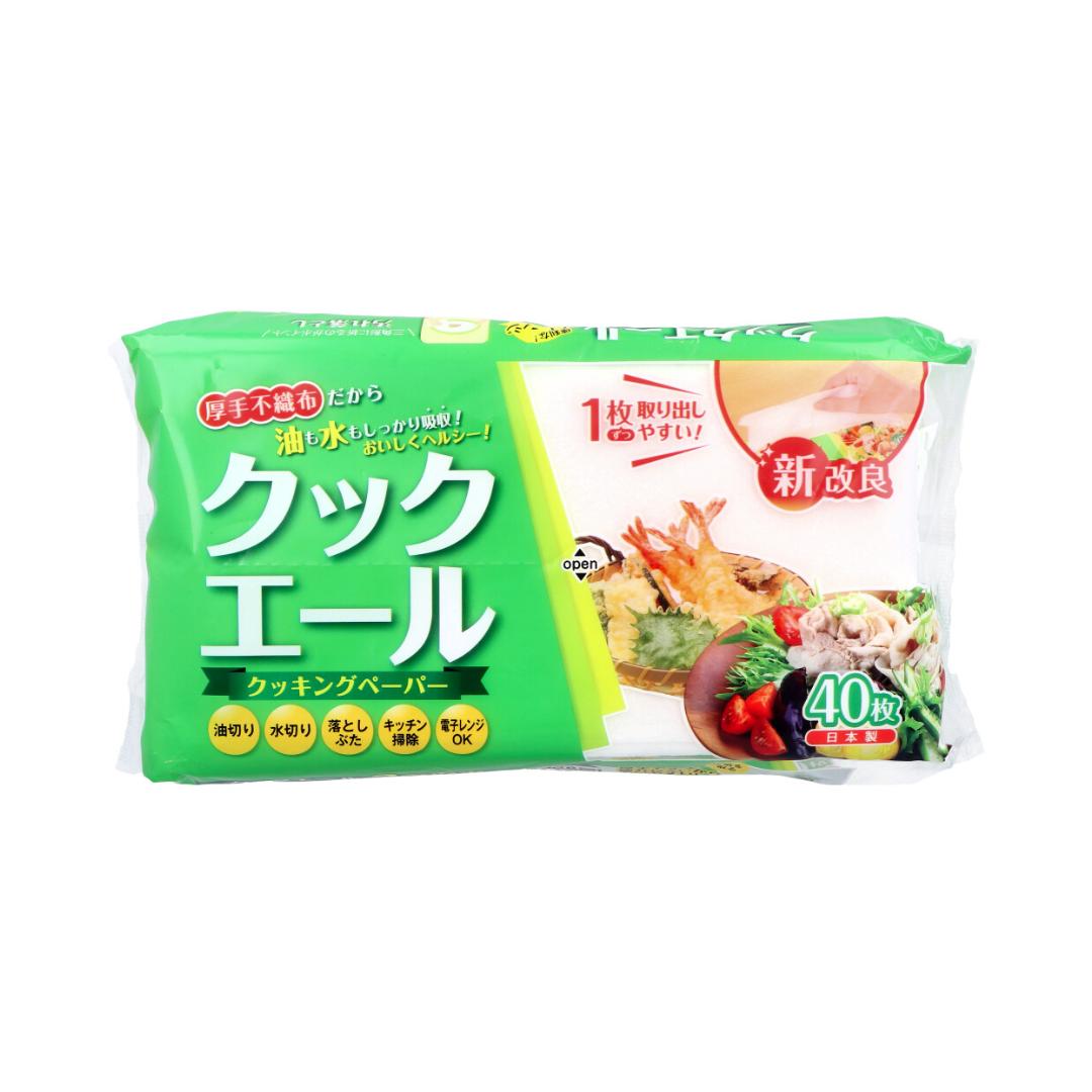 【まとめ買い】クックエール クッキングペーパー 不織布タイプ 40枚入
