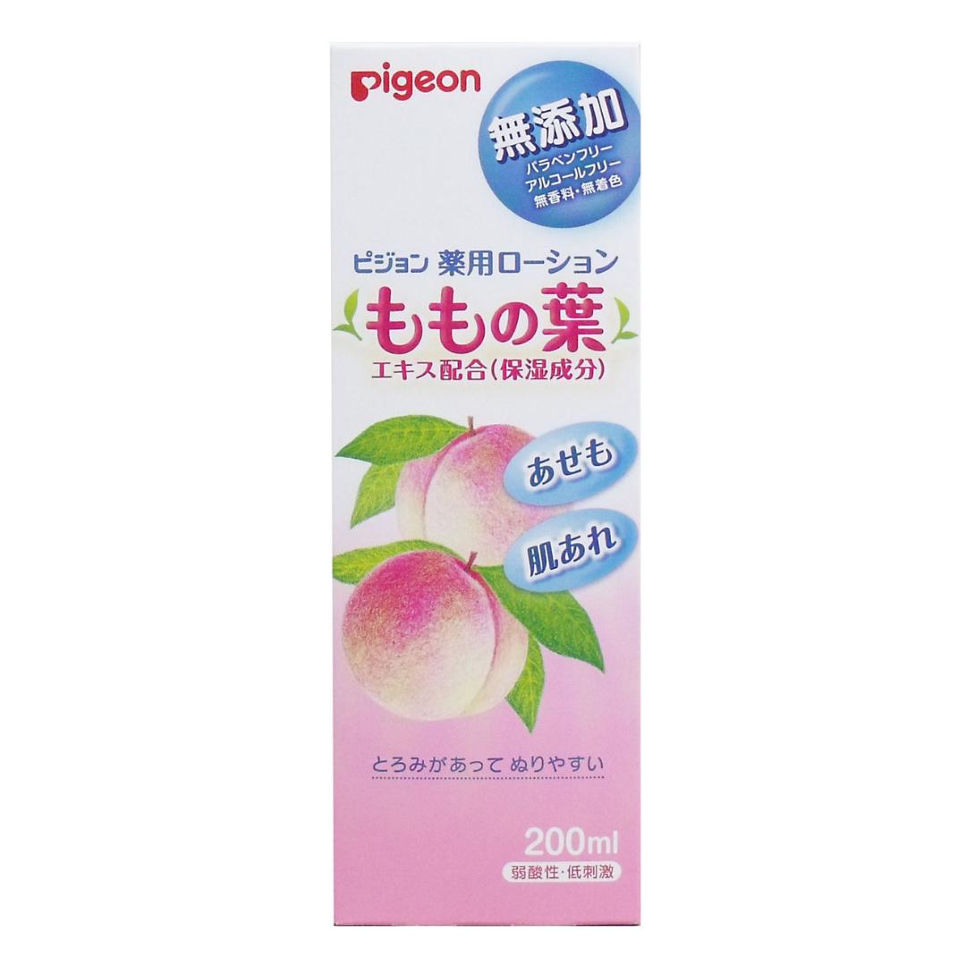 【まとめ買い】ピジョン 薬用ローション ももの葉 200mL