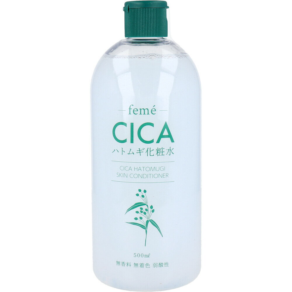 【まとめ買い】feme CICA ハトムギ化粧水 500mL